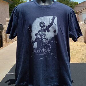 Metallica in Germany Graphic T-Shirt – Navy Blue - Unisex